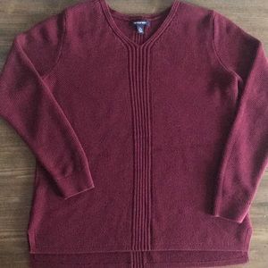 Maroon Lands’ End Sweater